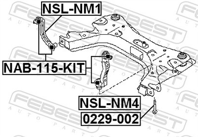 FEBEST NAB-115-KIT EAN: 4056111106212.