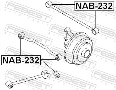 FEBEST NAB-232 EAN: 4056111014678.