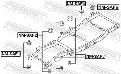 FEBEST NM-SAF6 EAN: 4056111064895.