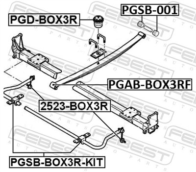 FEBEST PGSB-BOX3R-KIT EAN: 4056111116785.