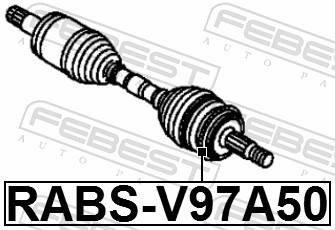 FEBEST RABS-V97A50 EAN: 4056111057842.