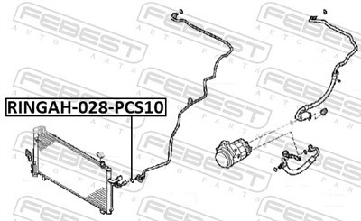 FEBEST RINGAH-028-PCS10 EAN: 4056111133492.