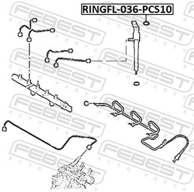 FEBEST RINGFL-036-PCS10 EAN: 4056111133683.