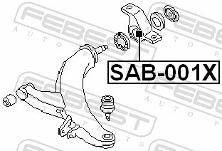 FEBEST SAB-001X EAN: 4056111106601.