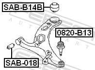 FEBEST SAB-B14B EAN: 4056111082677.