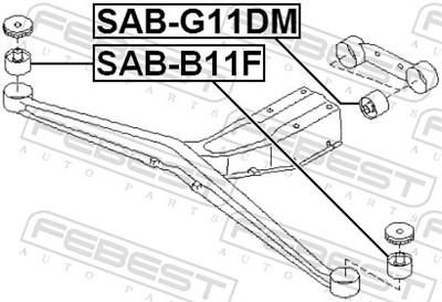 FEBEST SAB-G11DM EAN: 4056111095165.