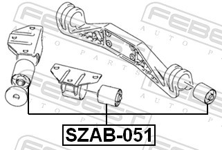 FEBEST SZAB-051 EAN: 4056111073873.