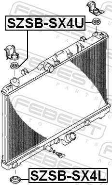 FEBEST SZSB-SX4U EAN: 4056111074719.