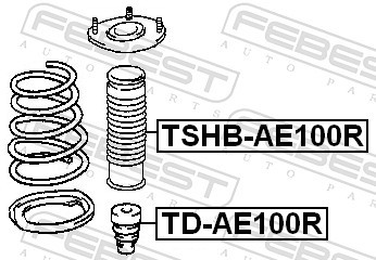 FEBEST TD-AE100R EAN: 4056111013237.
