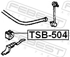 FEBEST TSB-504 EAN: 4056111009513.