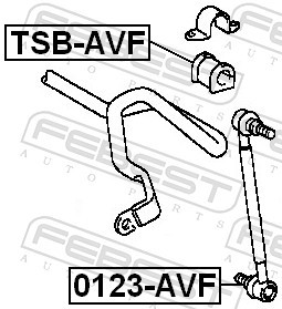 FEBEST TSB-AVF EAN: 4056111012216.