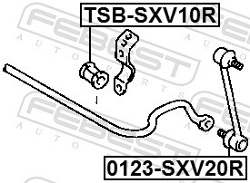 FEBEST TSB-SXV10R EAN: 4056111086750.