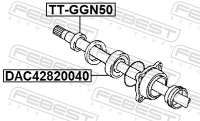 FEBEST TT-GGN50 EAN: 4056111144528.