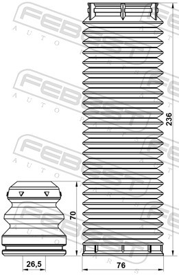 FEBEST VLSHB-S80F-KIT EAN: 4056111146492.
