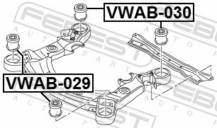 FEBEST VWAB-030 EAN: 4056111106311.