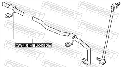FEBEST VWSB-5G1FD24-KIT EAN: 4056111126630.