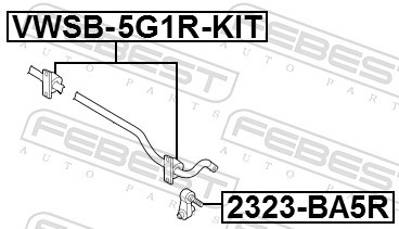 FEBEST VWSB-5G1R-KIT EAN: 4056111121642.