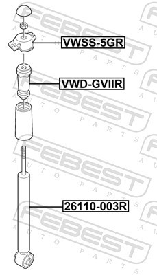 FEBEST VWSS-5GR