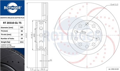 ROTINGER RT 20310-GL T5 Číslo výrobce: 20310-GL/T5. EAN: 5901436371991.
