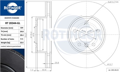 ROTINGER RT 20344-GL Číslo výrobce: 20344-GL. EAN: 5901436375203.