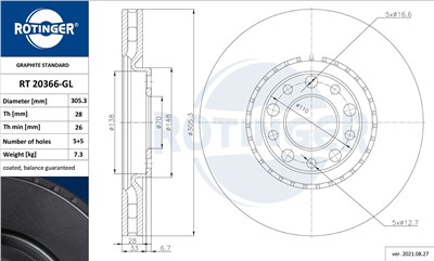ROTINGER RT 20366-GL Číslo výrobce: 20366-GL. EAN: 5901436375326.