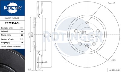 ROTINGER RT 21394-GL Číslo výrobce: 21394-GL. EAN: 5901436377733.