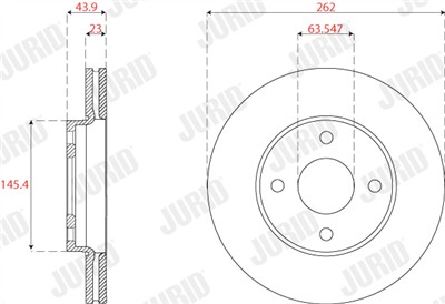 JURID 563230JC Číslo výrobce: 563230JC. EAN: 4060426406394.