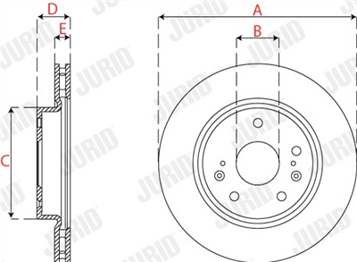 JURID 563279JC Číslo výrobce: 563279JC. EAN: 4060426320799.