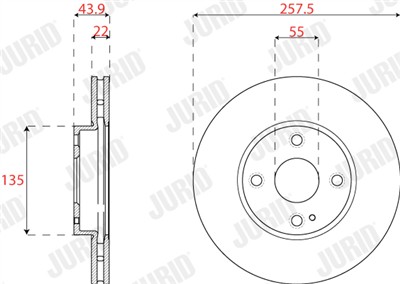 JURID 563324JC Číslo výrobce: 563324JC. EAN: 4060426398521.