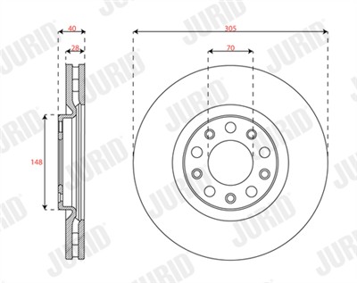 JURID 563625JC Číslo výrobce: 563625. EAN: 4060426461461.