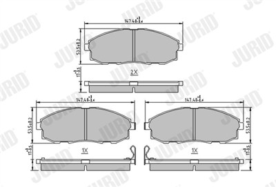 JURID 572442J Číslo výrobce: 23536. EAN: 3306437032117.