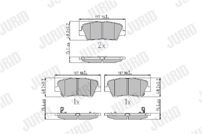 JURID 572639J Číslo výrobce: 25153. EAN: 3306437173414.