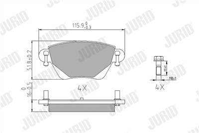 JURID 573012J Číslo výrobce: 23557. EAN: 3306437013673.