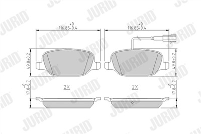 JURID 573348J Číslo výrobce: 23811. EAN: 3306437174558.
