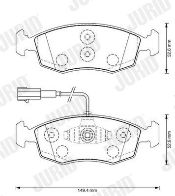 JURID 573367J Číslo výrobce: 25429. EAN: 3306437224871.