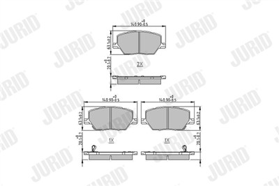 JURID 573610J Číslo výrobce: 22165. EAN: 3306437248686.