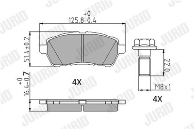 JURID 573747J Číslo výrobce: 24283. EAN: 4060426054922.