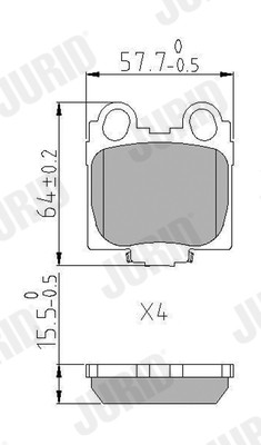 JURID 573915J Číslo výrobce: 23429. EAN: 4060426397357.
