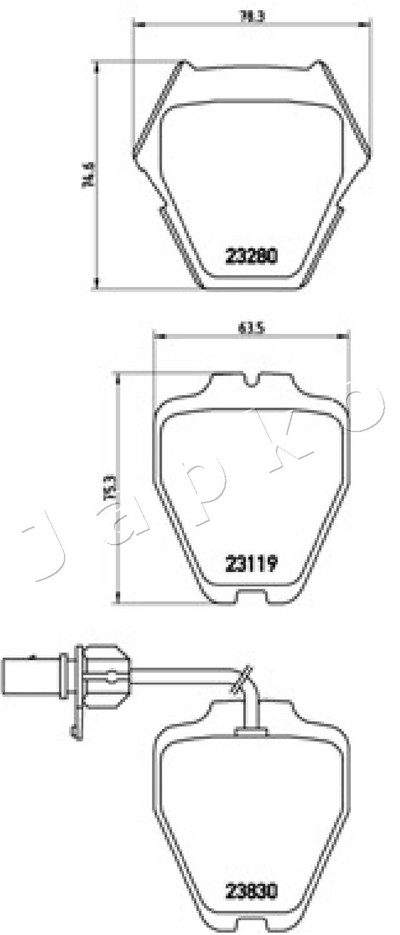 JAPKO 500912 EAN: 8052553297880.