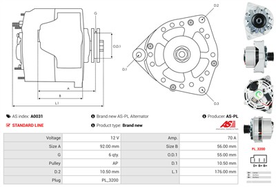 AS-PL A0031 EAN: 5901259400458.