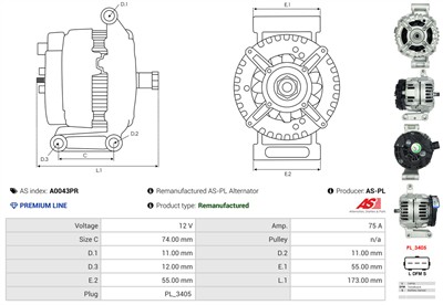 AS-PL A0043PR EAN: 5902129088530.