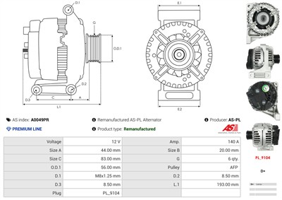 AS-PL A0049PR EAN: 5902129146056.