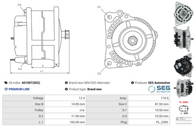 AS-PL A01007(SEG) EAN: 5902129233541.