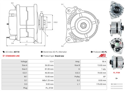 AS-PL A0110 EAN: 5901259401486.