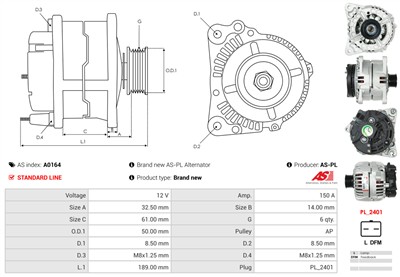 AS-PL A0164 EAN: 5901259402100.