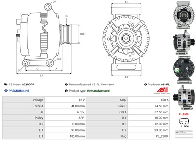AS-PL A0200PR EAN: 5902129099192.