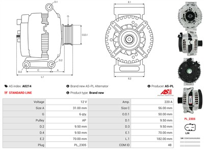 AS-PL A0214 EAN: 5902129028369.