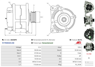 AS-PL A0236PR EAN: 5902129087830.
