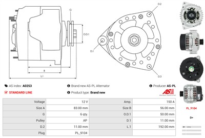 AS-PL A0253 EAN: 5901259457506.