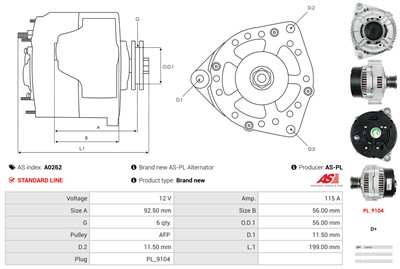 AS-PL A0262 EAN: 5901259460117.